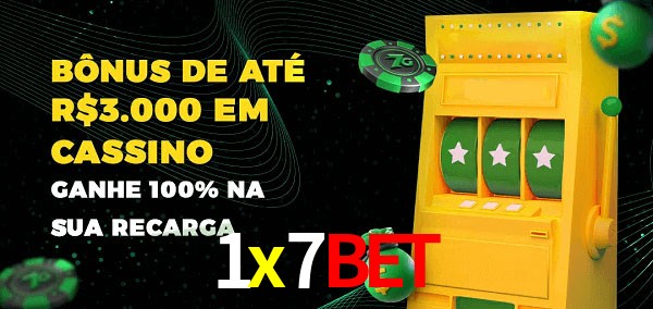 1x7bet melhor bônus de depósito