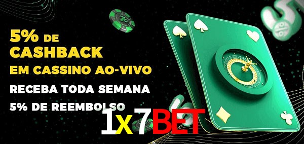 Promoções do cassino ao Vivo 1x7bet